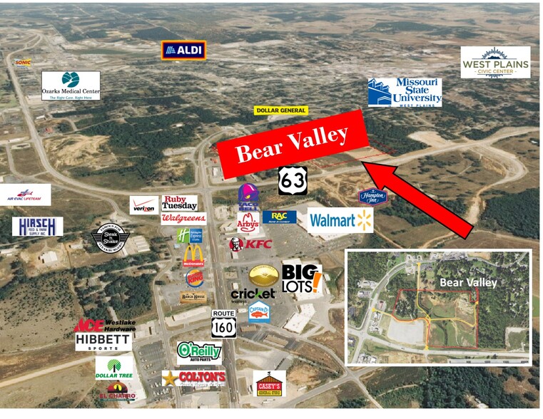 Highway 63 & 160, West Plains, MO en venta - Foto del edificio - Imagen 3 de 22