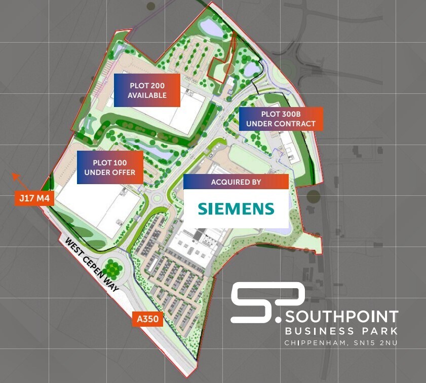 West Cepen Way, Chippenham en venta Plano del sitio- Imagen 1 de 2
