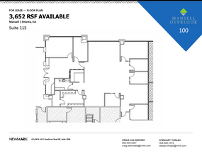 200 Mansell Ct E, Roswell, GA en alquiler Plano de la planta- Imagen 1 de 1