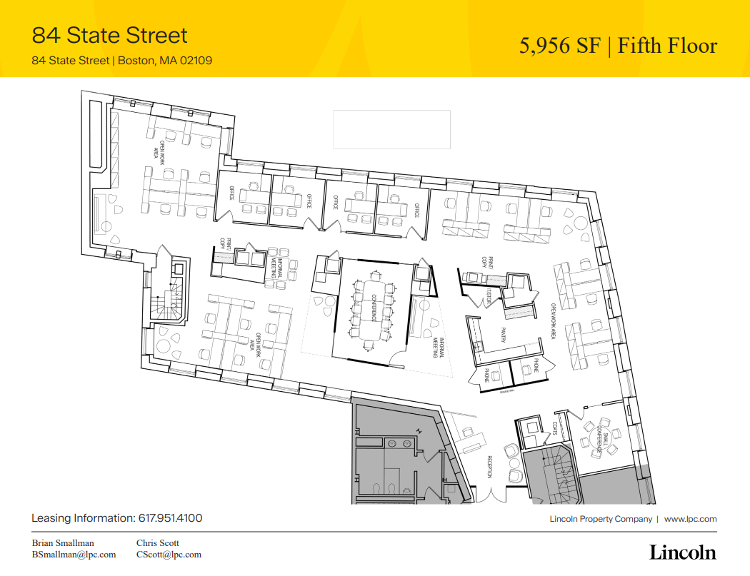 84 State St, Boston, MA en alquiler Plano de la planta- Imagen 1 de 1