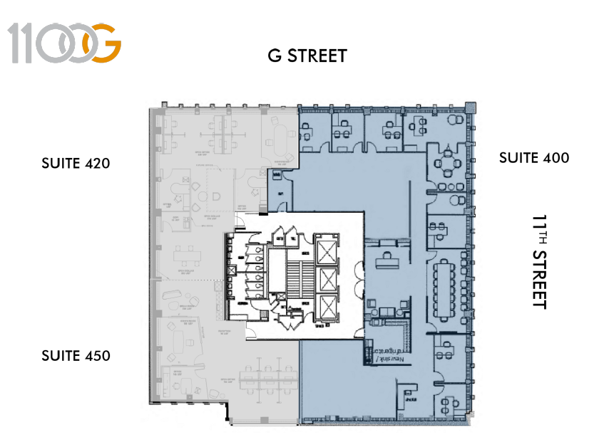 1100 G St NW, Washington, DC en alquiler Plano de la planta- Imagen 1 de 1