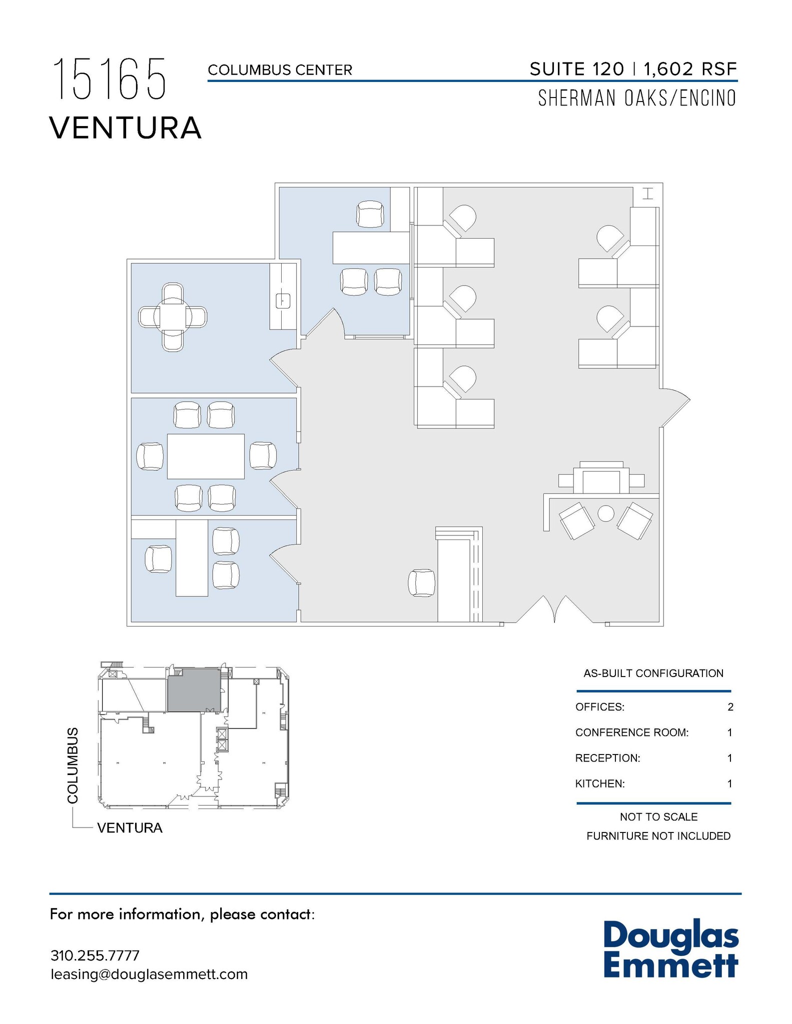 15165 Ventura Blvd, Sherman Oaks, CA en alquiler Plano de la planta- Imagen 1 de 1