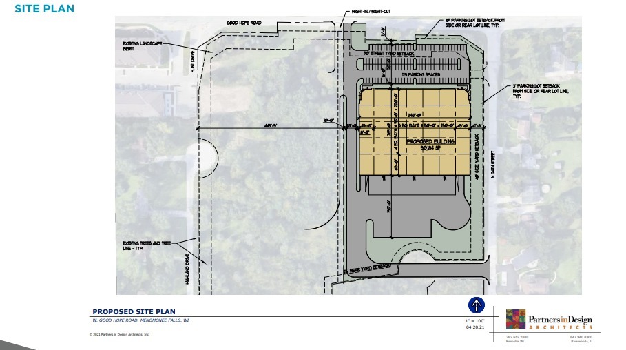 124th & Good Hope, Menomonee Falls, WI en alquiler - Plano del sitio - Imagen 2 de 2