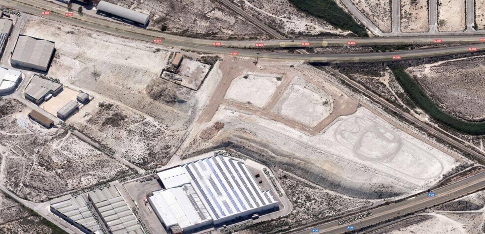 Nave en Molina de Segura en venta - Vista aérea - Imagen 2 de 7
