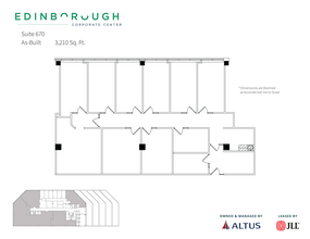 3300 Edinborough Way, Edina, MN en alquiler Plano de la planta- Imagen 1 de 1