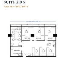 1331 Pennsylvania Ave NW, Washington, DC en alquiler Plano de la planta- Imagen 1 de 1