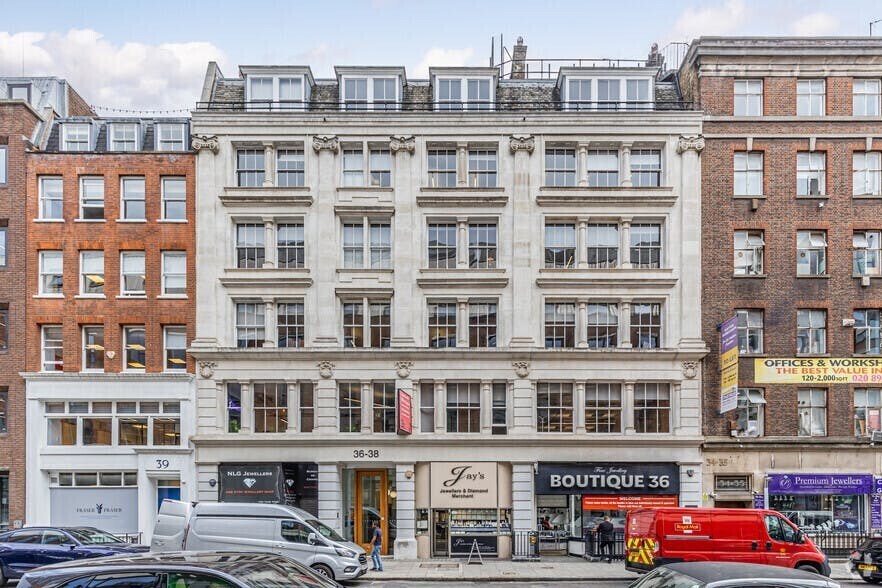 36-38 Hatton Garden, London en alquiler - Foto del edificio - Imagen 2 de 30