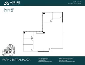 1111 N Loop W, Houston, TX en alquiler Plano de la planta- Imagen 1 de 1