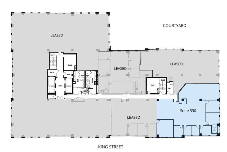 1737 King St, Alexandria, VA en alquiler Plano de la planta- Imagen 1 de 1