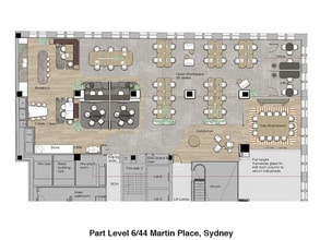 44 Martin Pl, Sydney en alquiler Plano de la planta- Imagen 1 de 2