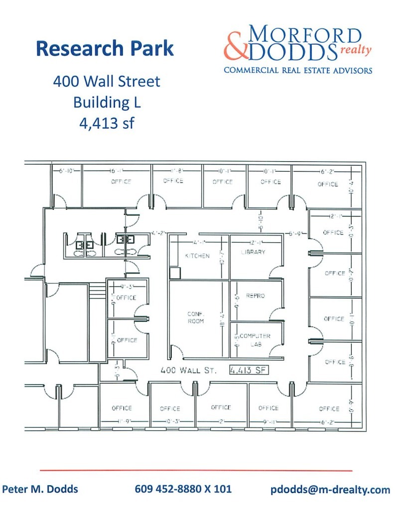 376-400 Wall St, Princeton, NJ en alquiler Plano de la planta- Imagen 1 de 1