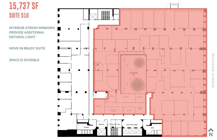 20 N Michigan Ave, Chicago, IL en alquiler Plano de la planta- Imagen 1 de 1