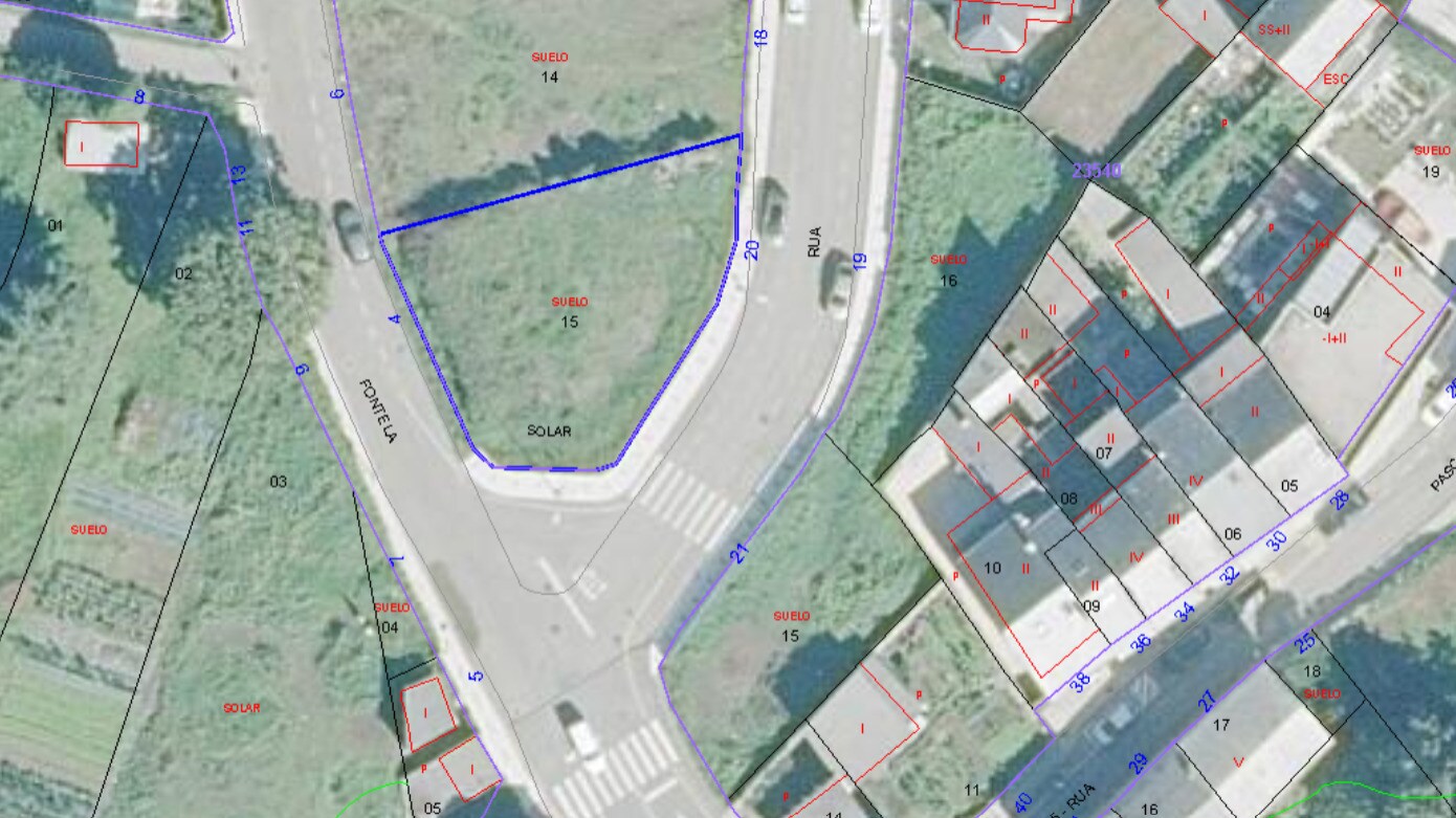 Rúa Da Fontela, Burela, Lugo en venta Plano del sitio- Imagen 1 de 6