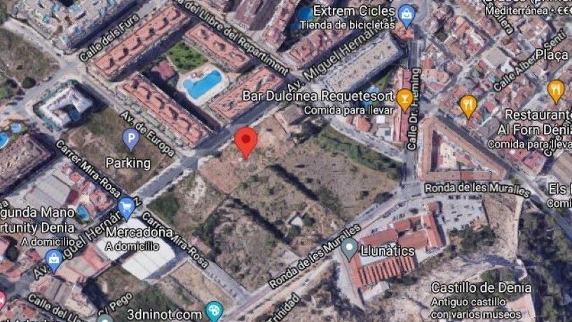 Terreno en Dénia, Alicante en venta Vista aérea- Imagen 1 de 3