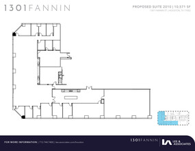 1301 Fannin St, Houston, TX en alquiler Plano de la planta- Imagen 1 de 1