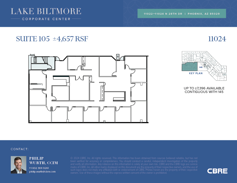 11022-11024 N 28th Dr, Phoenix, AZ en alquiler Plano de la planta- Imagen 1 de 1