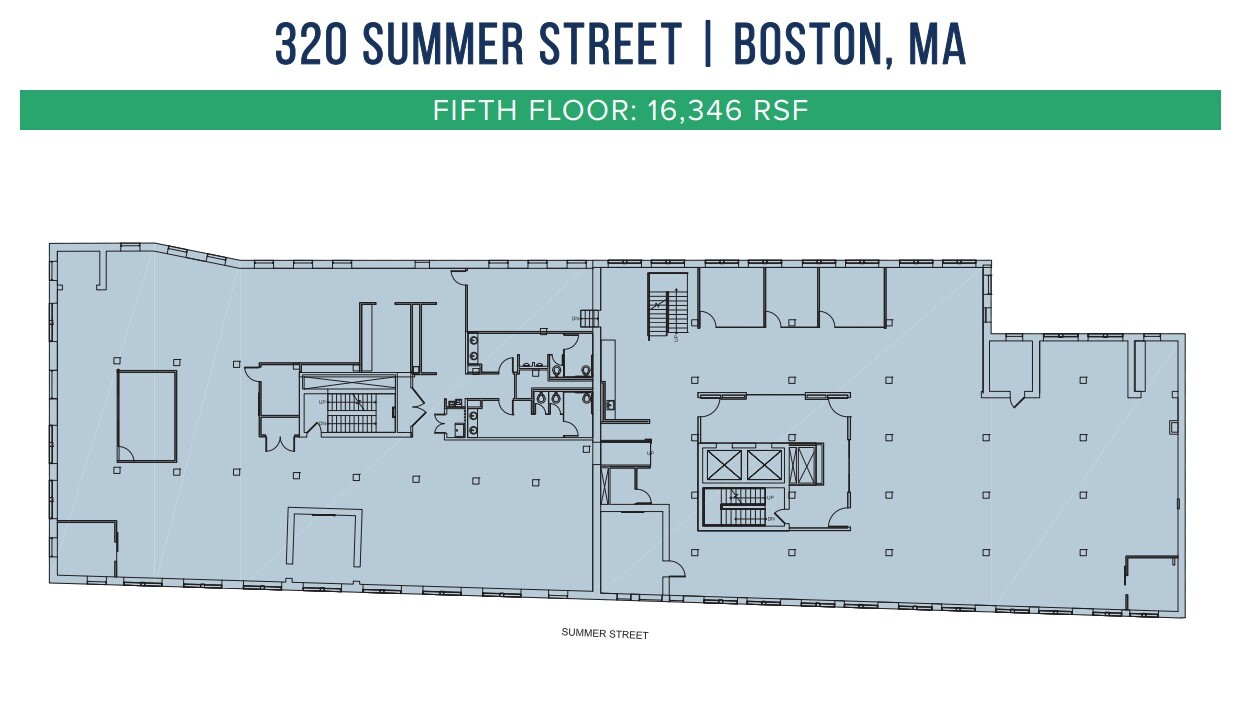 320 Summer St, Boston, MA en alquiler Plano de la planta- Imagen 1 de 1