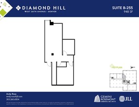 2490 W 26th Ave, Denver, CO en alquiler Plano de la planta- Imagen 1 de 2