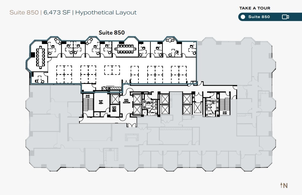 550 W C St, San Diego, CA en alquiler Plano de la planta- Imagen 1 de 1