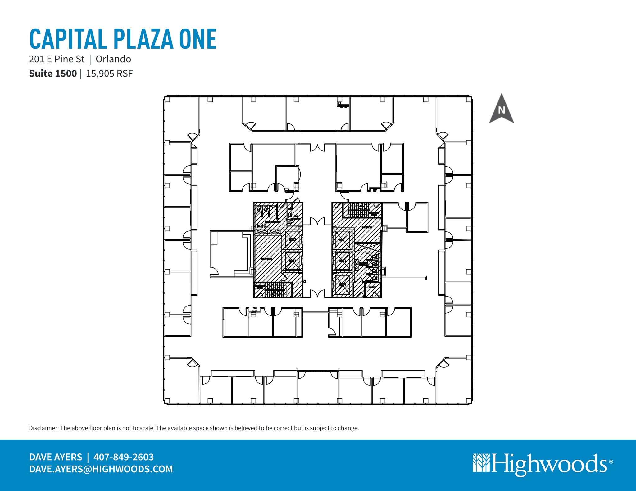 201 E Pine St, Orlando, FL en alquiler Plano del sitio- Imagen 1 de 1