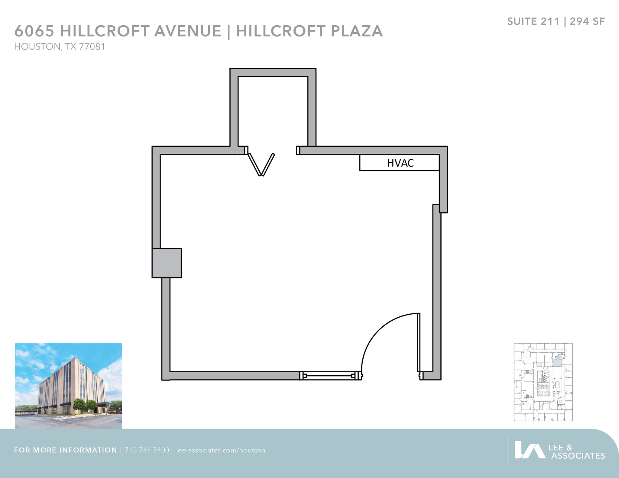 6065 Hillcroft Ave, Houston, TX en alquiler Plano de la planta- Imagen 1 de 1