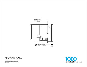 4815-4821 S Sheridan Rd, Tulsa, OK en alquiler Plano de la planta- Imagen 1 de 2