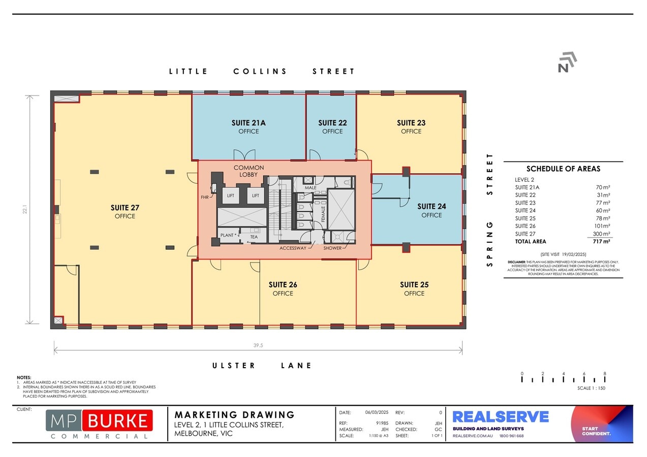 1 Little Collins St, Melbourne, VIC 3000 - Unidad 26 - - Plano de la planta - Image 1 of 1