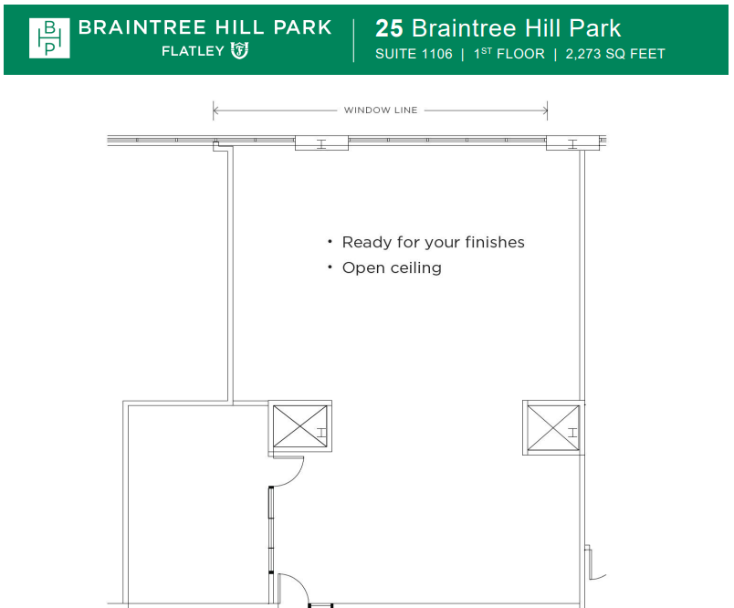 50 Braintree Hill Office Park, Braintree, MA en alquiler Plano de la planta- Imagen 1 de 6