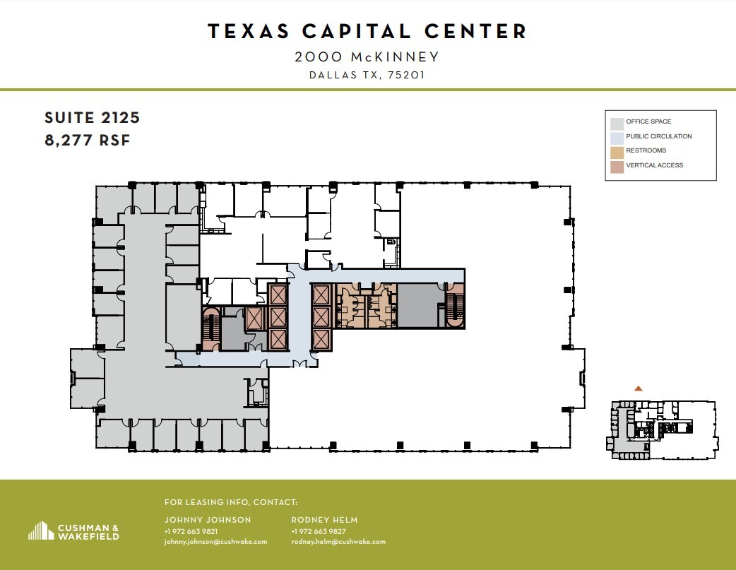 2000 McKinney Ave, Dallas, TX en alquiler Plano de la planta- Imagen 1 de 1