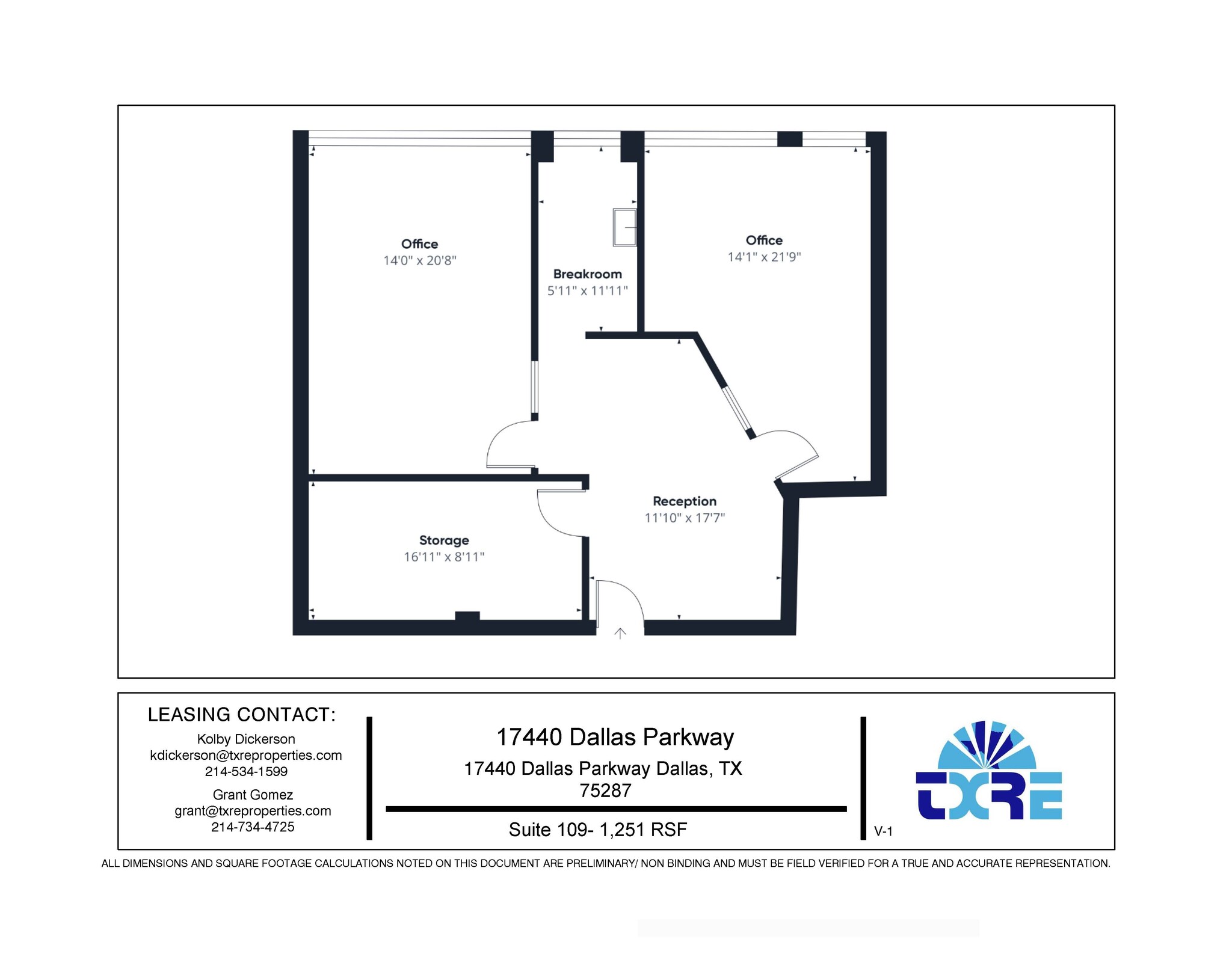 17440 N Dallas Pky, Dallas, TX en alquiler Plano de la planta- Imagen 1 de 1