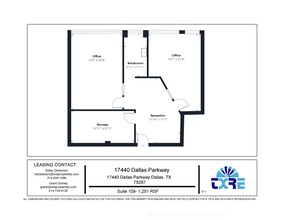 17440 N Dallas Pky, Dallas, TX en alquiler Plano de la planta- Imagen 1 de 1