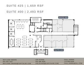 255 E Paces Ferry Rd NE, Atlanta, GA en alquiler Plano del sitio- Imagen 2 de 2