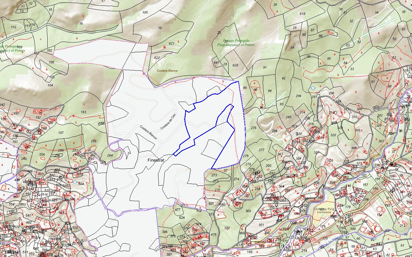Terreno en Finestrat en venta Plano de la planta- Imagen 1 de 5