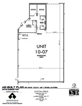 2037-2077 S Vineyard Ave, Ontario, CA en alquiler Plano de la planta- Imagen 1 de 1