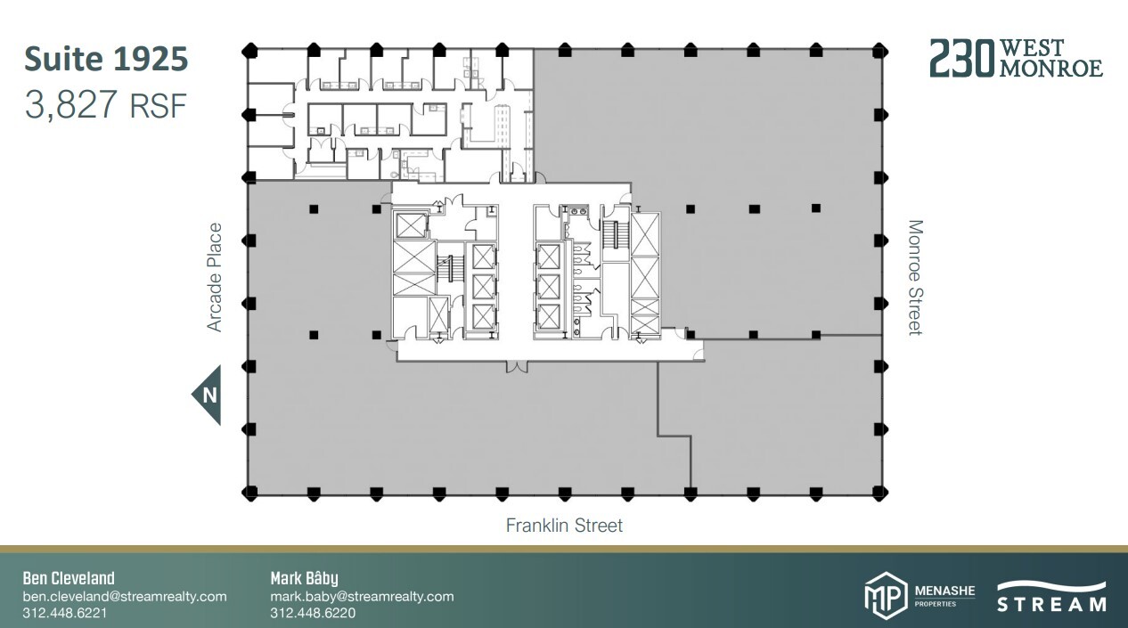 230 W Monroe St, Chicago, IL en alquiler Plano de la planta- Imagen 1 de 1