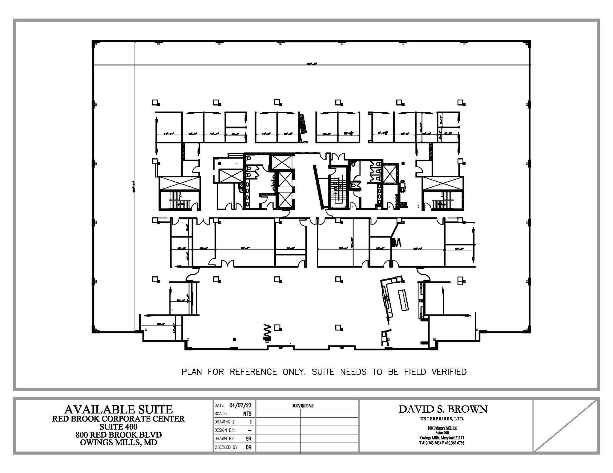 600 Red Brook Blvd, Owings Mills, MD en alquiler Plano de la planta- Imagen 1 de 1