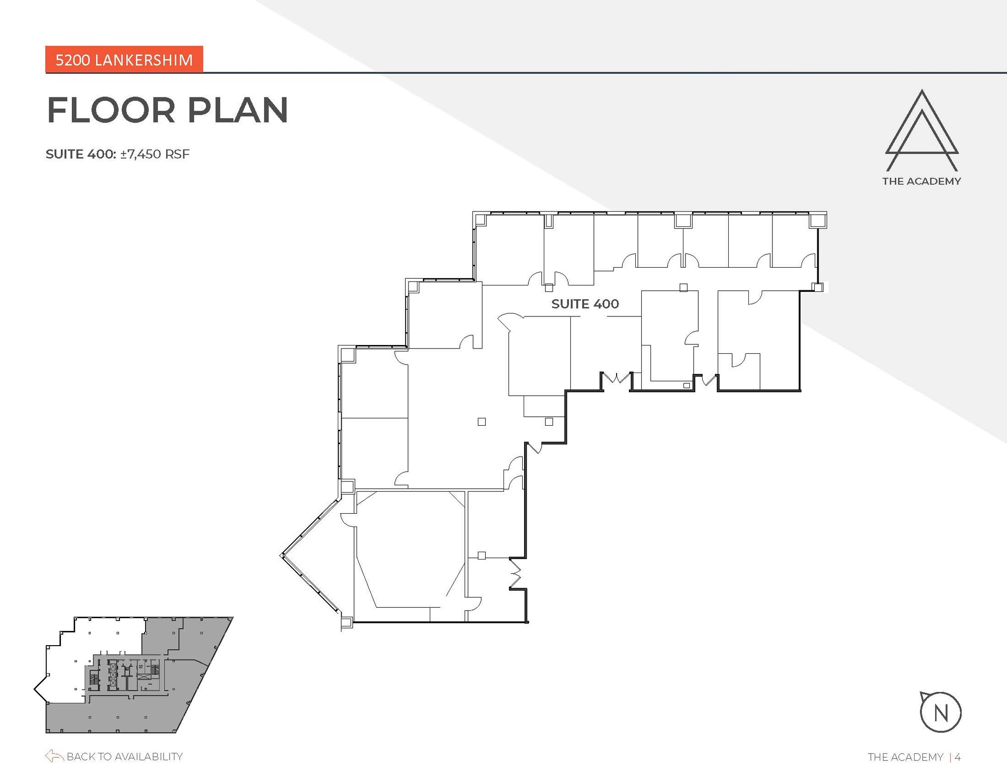 5200 Lankershim Blvd, North Hollywood, CA en alquiler Plano de la planta- Imagen 1 de 1