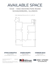 1305 Remington Rd, Schaumburg, IL en alquiler Plano de la planta- Imagen 1 de 2