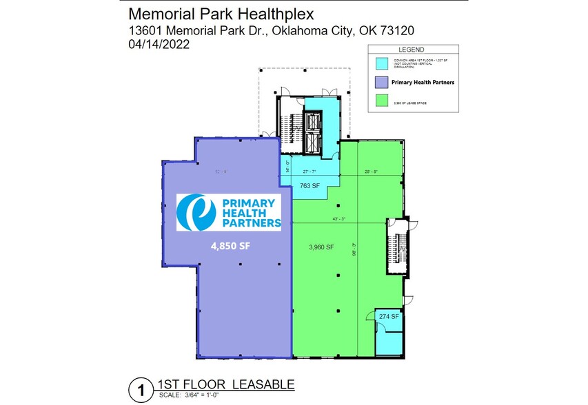 13601 W Memorial Park Dr, Oklahoma City, OK en alquiler - Plano de la planta - Imagen 2 de 14