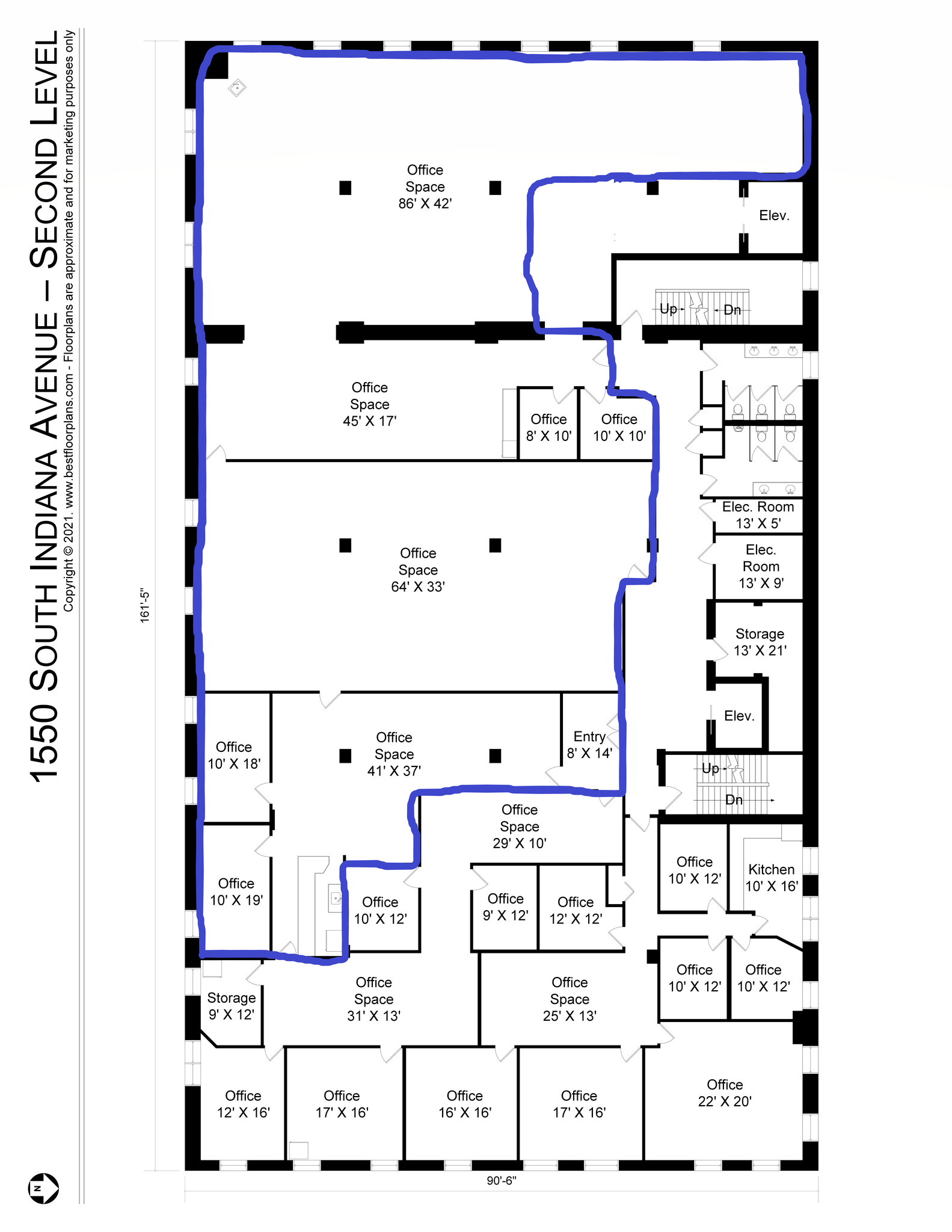 1550 S Indiana Ave, Chicago, IL en venta Plano de la planta- Imagen 1 de 1