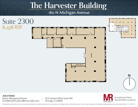 180 N Michigan Ave, Chicago, IL en alquiler Plano de la planta- Imagen 1 de 12