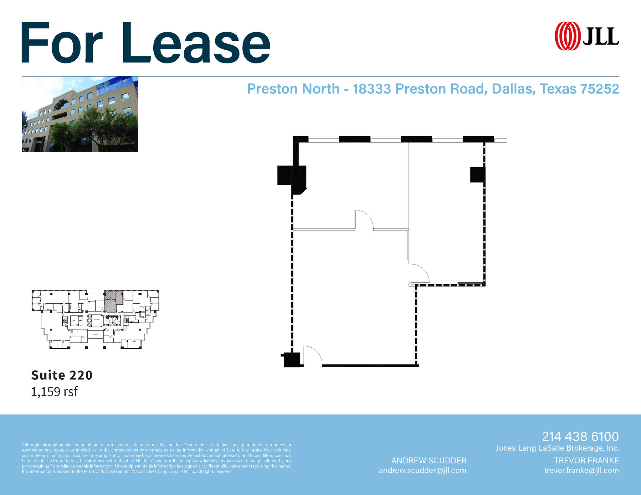 18333 Preston Rd, Dallas, TX en alquiler Plano de la planta- Imagen 1 de 2