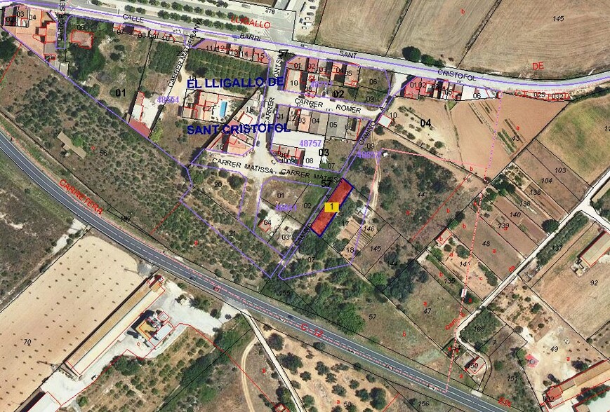 Carrer Matisa, 3, Amposta, Tarragona en venta - Plano de la planta - Imagen 1 de 2