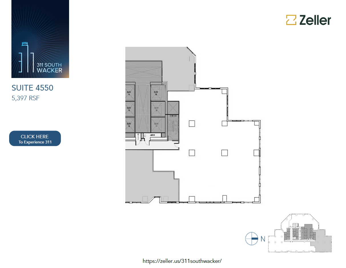 311 S Wacker Dr, Chicago, IL en alquiler Plano de la planta- Imagen 1 de 1