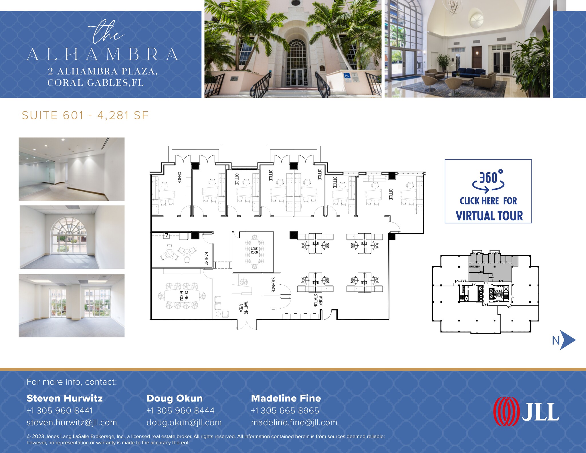 2 Alhambra Plz, Coral Gables, FL en alquiler Plano del sitio- Imagen 1 de 1