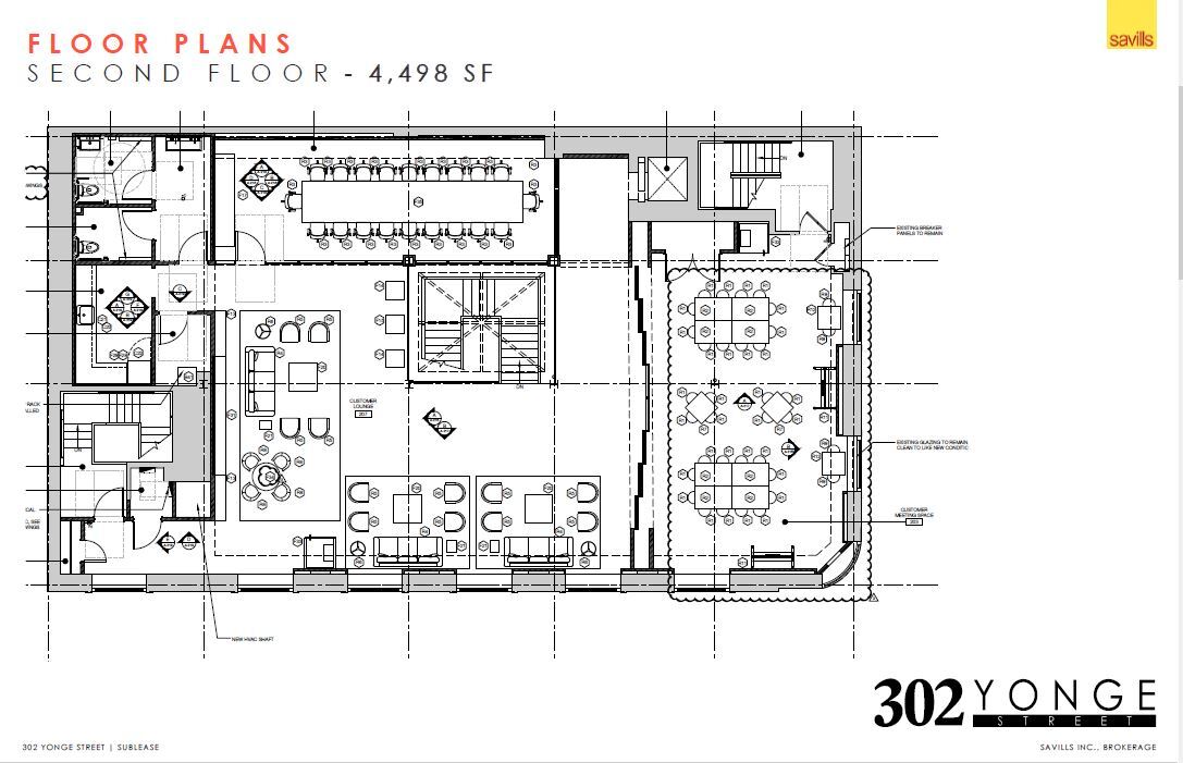 302 Yonge St, Toronto, ON en alquiler Plano de la planta- Imagen 1 de 1