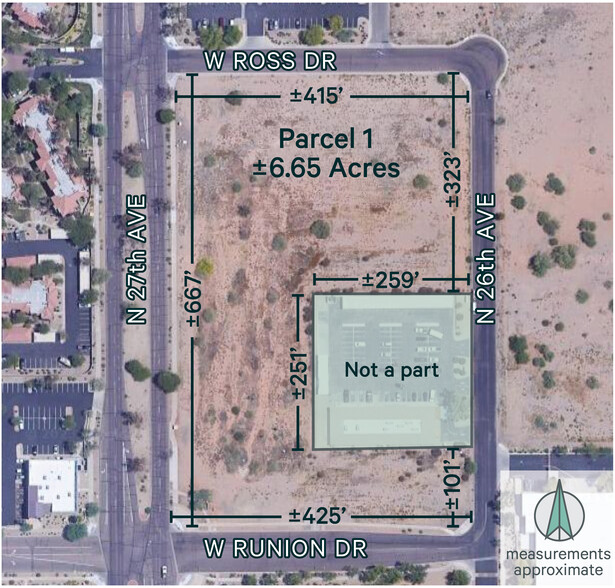 SWC I-17 & Rose Garden Ln, Phoenix, AZ en alquiler - Vista aérea - Imagen 2 de 3