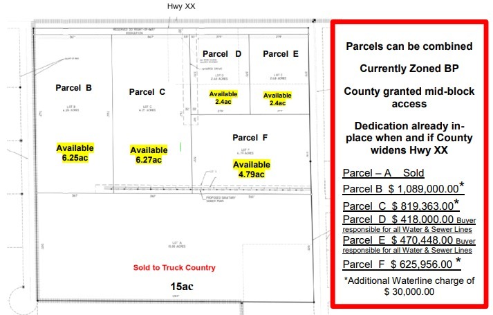 1619 County Road XX, Rothschild, WI en venta - Plano del sitio - Imagen 2 de 2