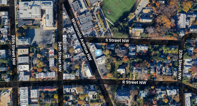 1721 Wisconsin Ave NW, Washington, DC - VISTA AÉREA  vista de mapa