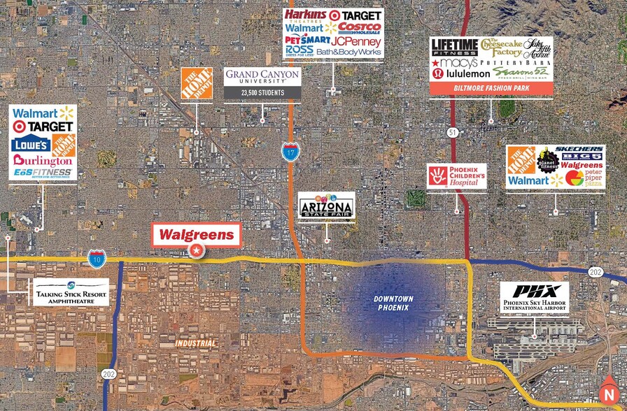 4315 W McDowell Rd, Phoenix, AZ en venta - Vista aérea - Imagen 2 de 8